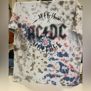 AC/DC High Voltage Tie Dye Shirt | Size Medium